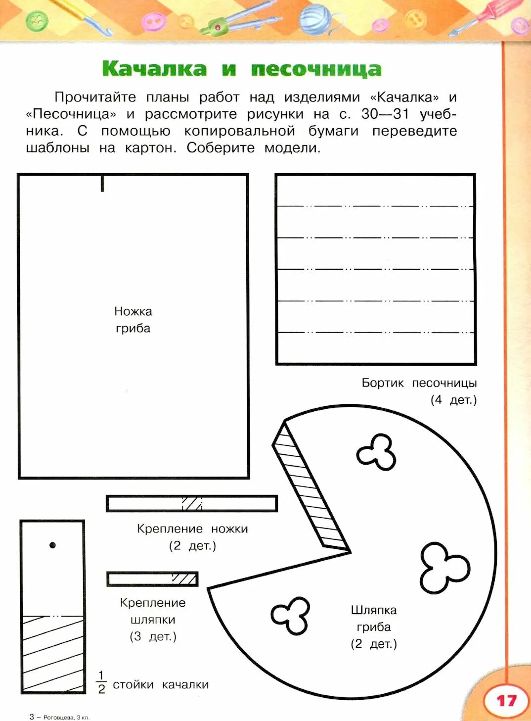 Технология распечатать 3 класс
