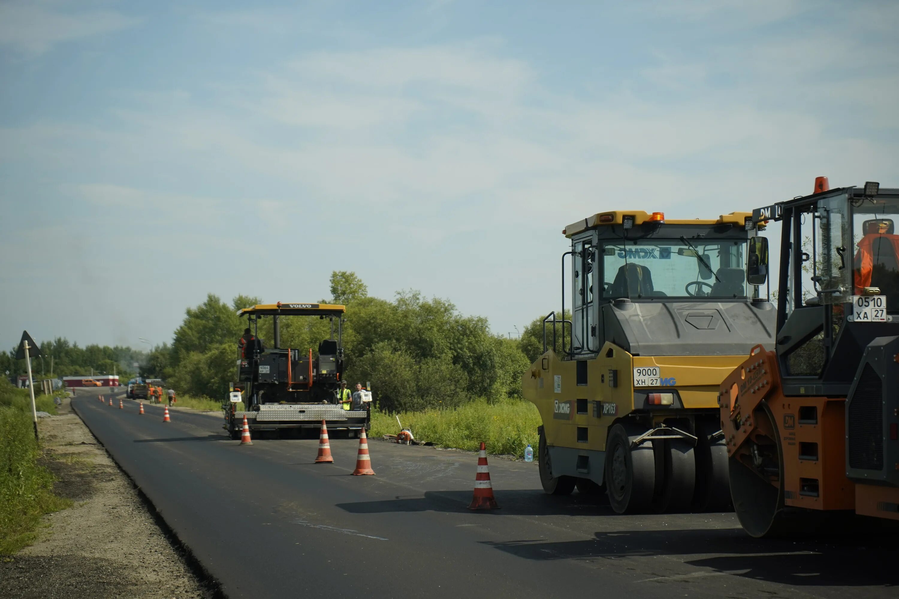 Строительство дорог в хабаровском крае