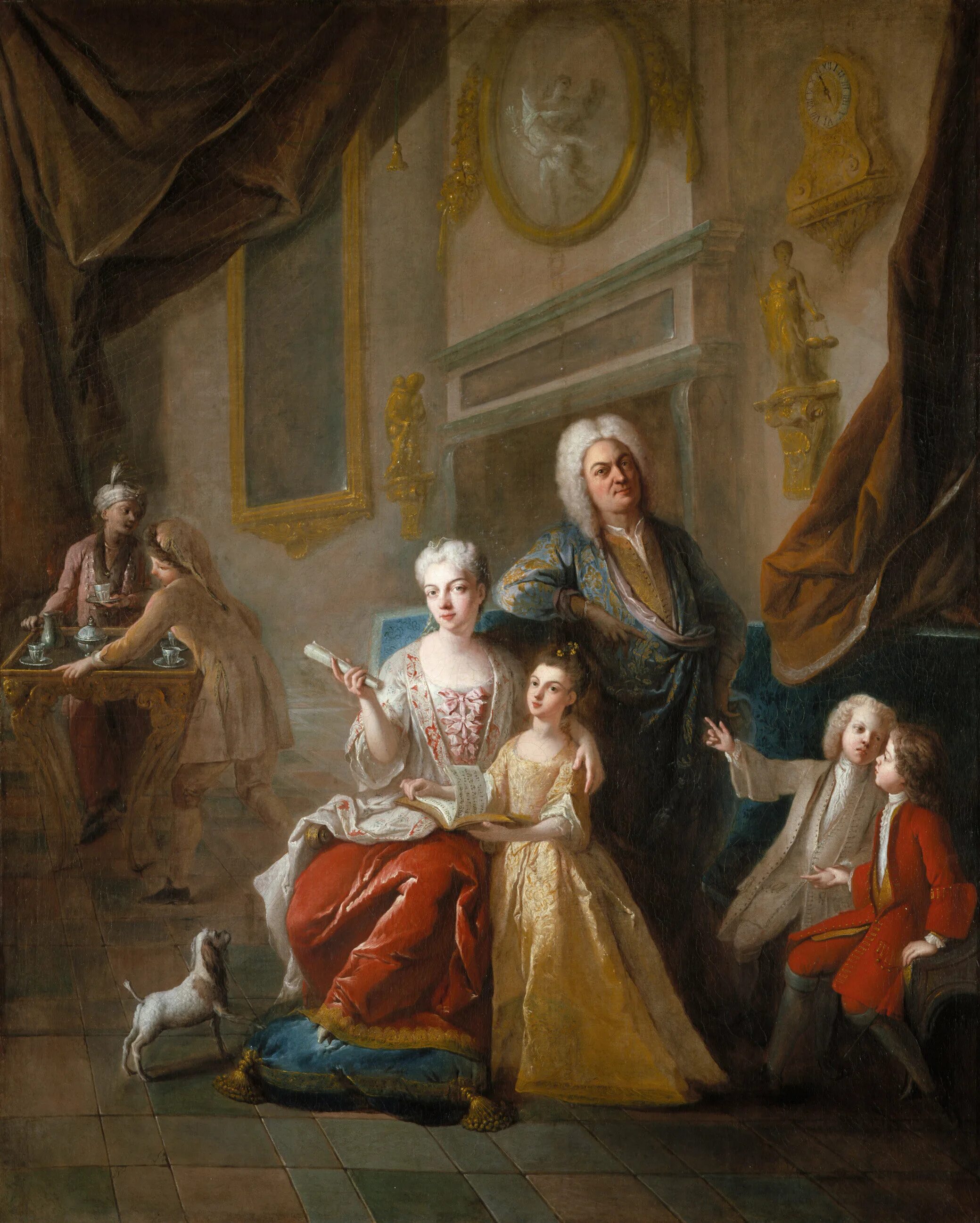 Развитие живописи 18 век. Франсуа де Труа 1645-1730 портреты. Francois de Troy 1645 - 1730.