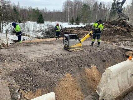 Ремонты дорог ленинградская область