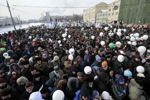 Сколько вышли на митинг
