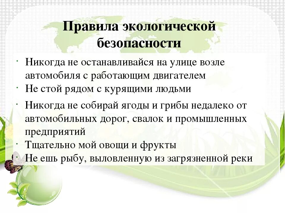 5 правил эколога. Правила экологической безопасности. Экологическая безопасность доклад. Экологическая безопасность 3 класс. Экологическая безопасность презентация.