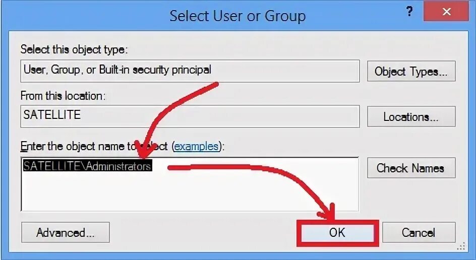 Свойство user. Select user.