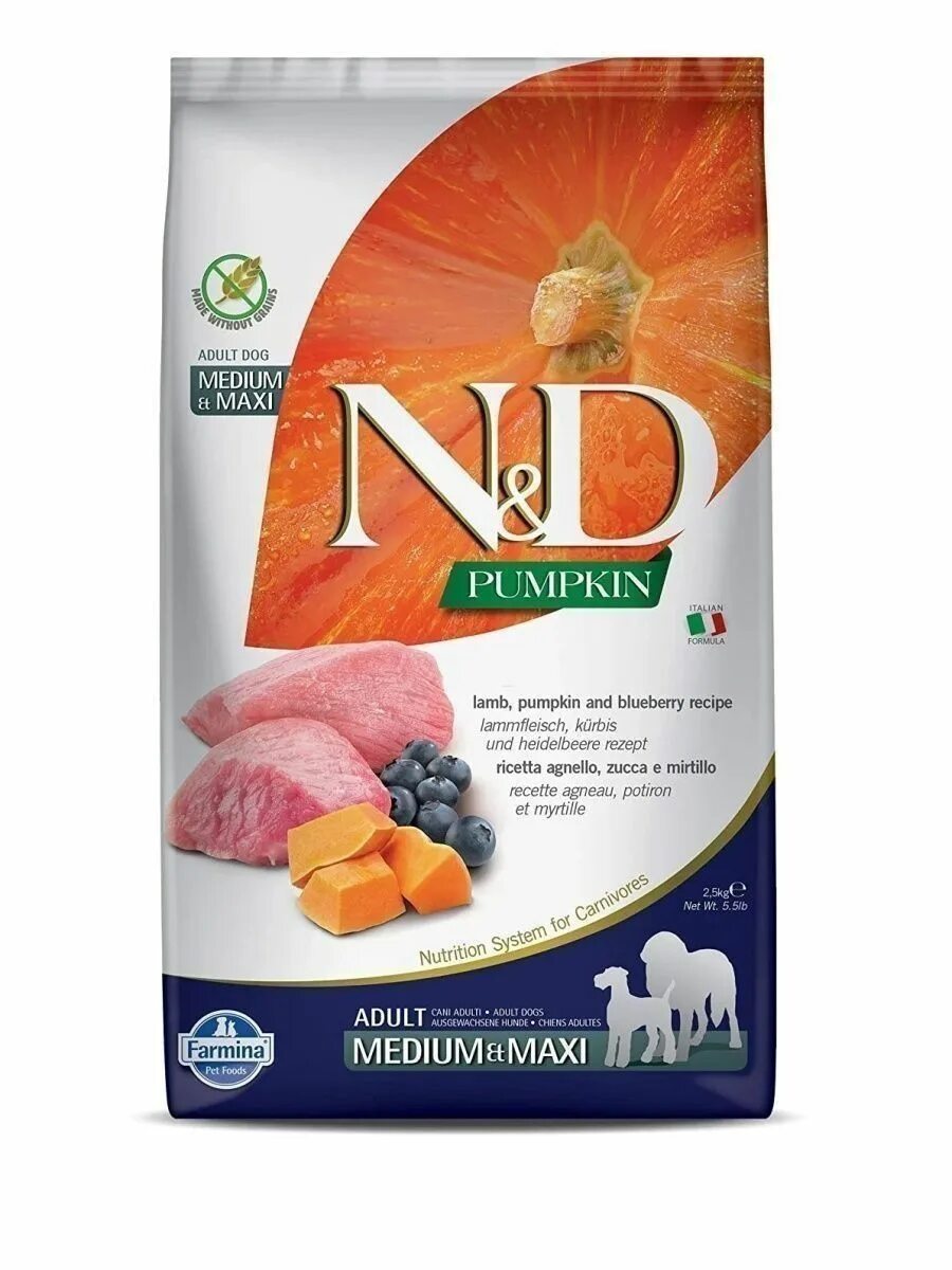 Фармина для щенков средних и крупных пород ягненок с черникой. Farmina n&d grain free cat lamb&blueberry adult. Корм для собак farmina оленина с тыквой 140г. 5 кг. Farmina корм для собак консервы.