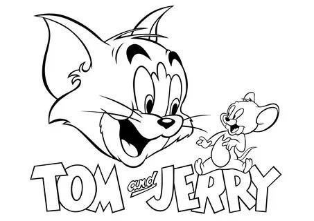 Раскраски Том и Джерри.