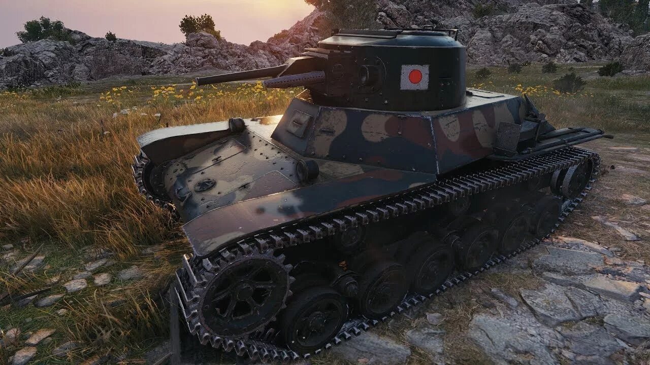 Wot blitz type. Танк тайп 98. Type 98 ke-ni Otsu. Танк ke ni Otsu. Type 98 танк.