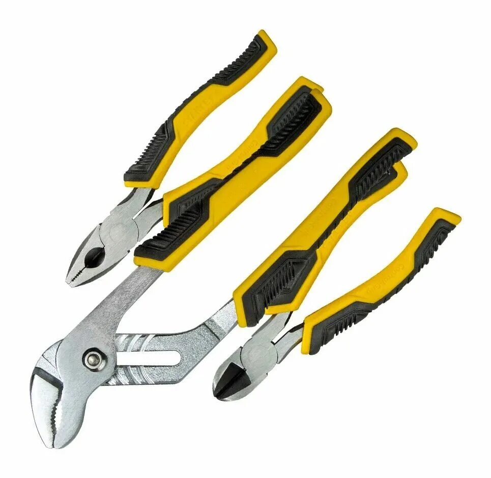 Stanley stht0. Бокорезы stanley control-grip. stanley control-grip™, stht10432-0. набор плоскогубцев и кусачек. набор пассатижей плоскогубцев и бокорезов.