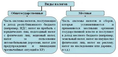 Местные налоги в налоговой системе