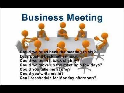 Meeting phrases