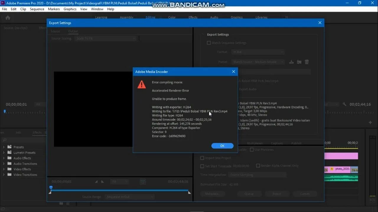 Ошибка рендеринга. Error code 3 Adobe Premiere Pro. Рендер ошибка. Неизвестная ошибка Adobe Premiere.