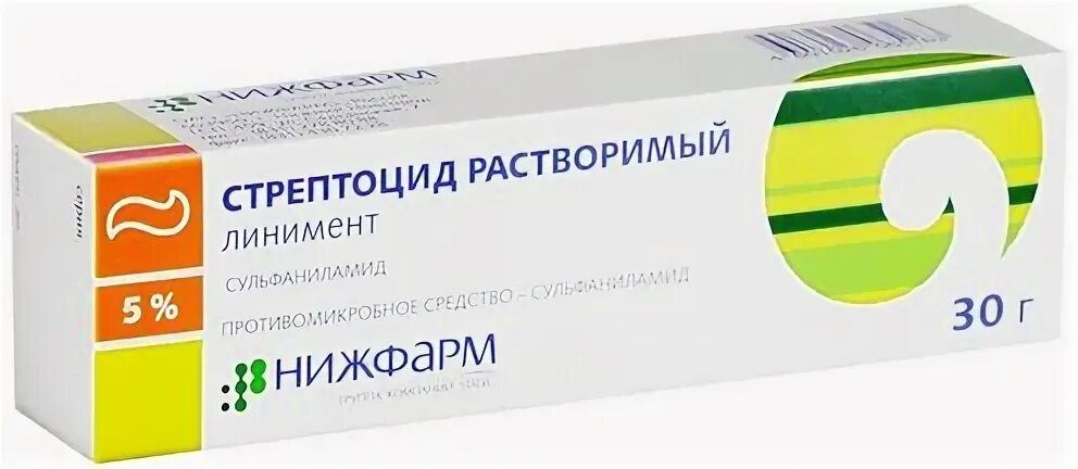 Стрептоцид растворимый линимент отзывы