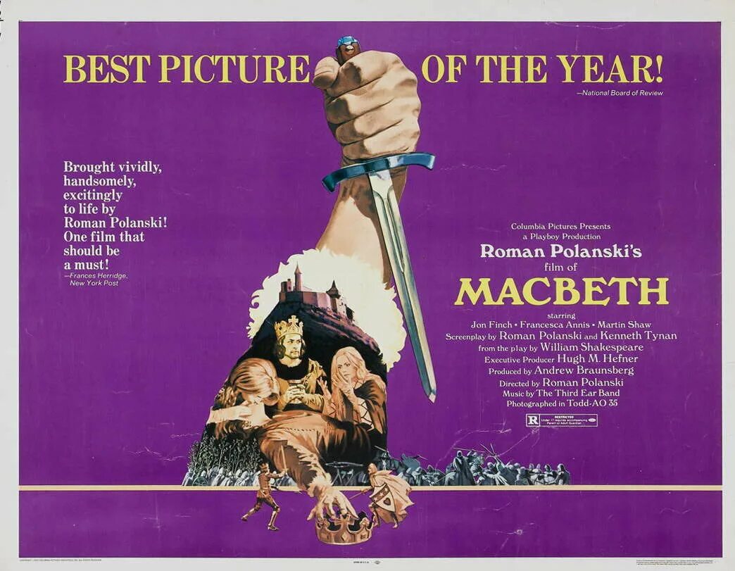 Макбет 1971. The Tragedy of Macbeth (1971).