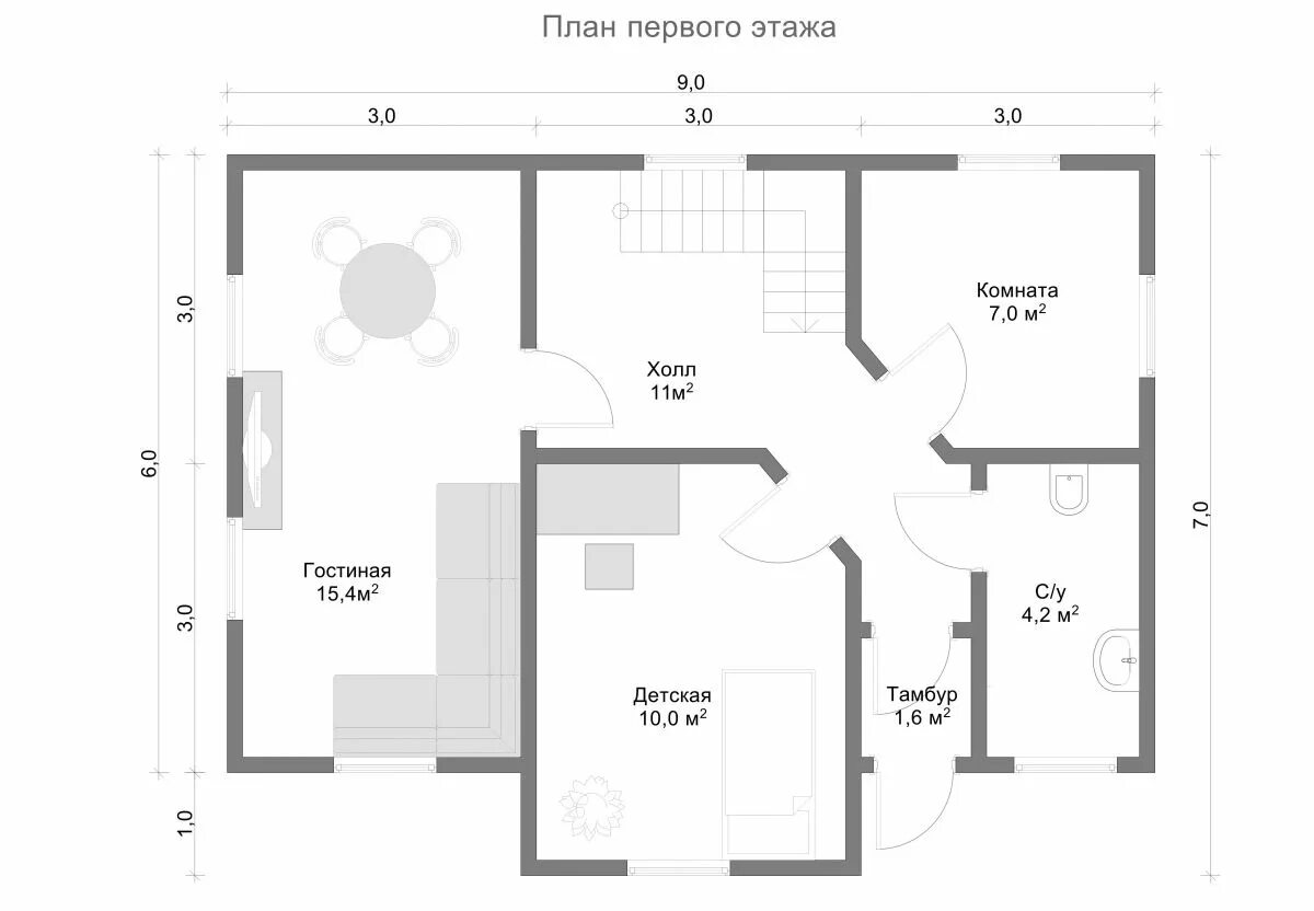 Проект дома 3 комнаты. Планировка дома 3 комнаты одноэтажный. Чертежи дома 3 комнаты. Проект дом 3 комната. Планировка дома 4 комнаты