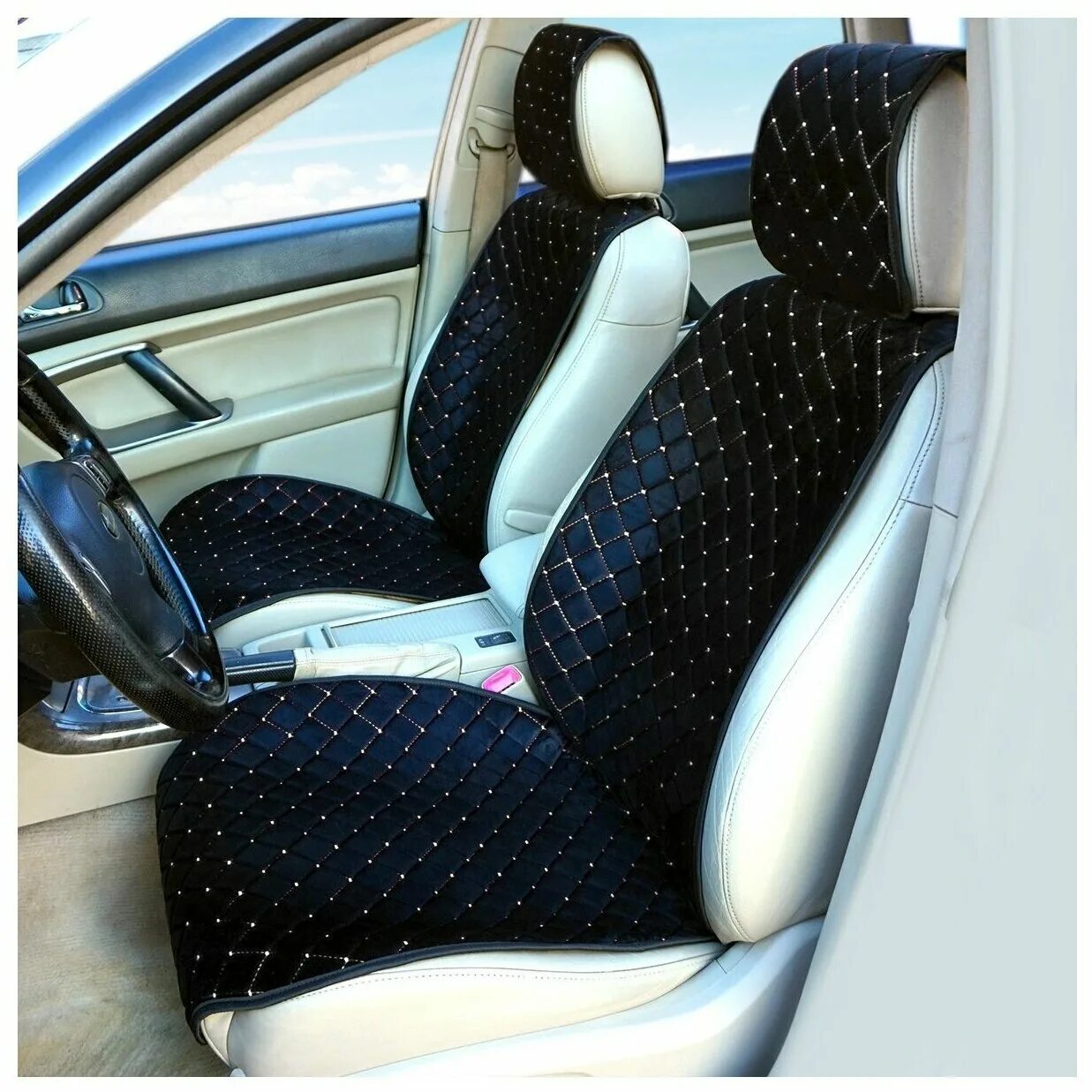 накидки barashkov черный. велюровые накидки на сиденья автомобиля. накидки велюр 2112. Barashkov / накидка "premium" из велюра на сиденье автомобиля. велюровые накидки на сиденья автомобиля.