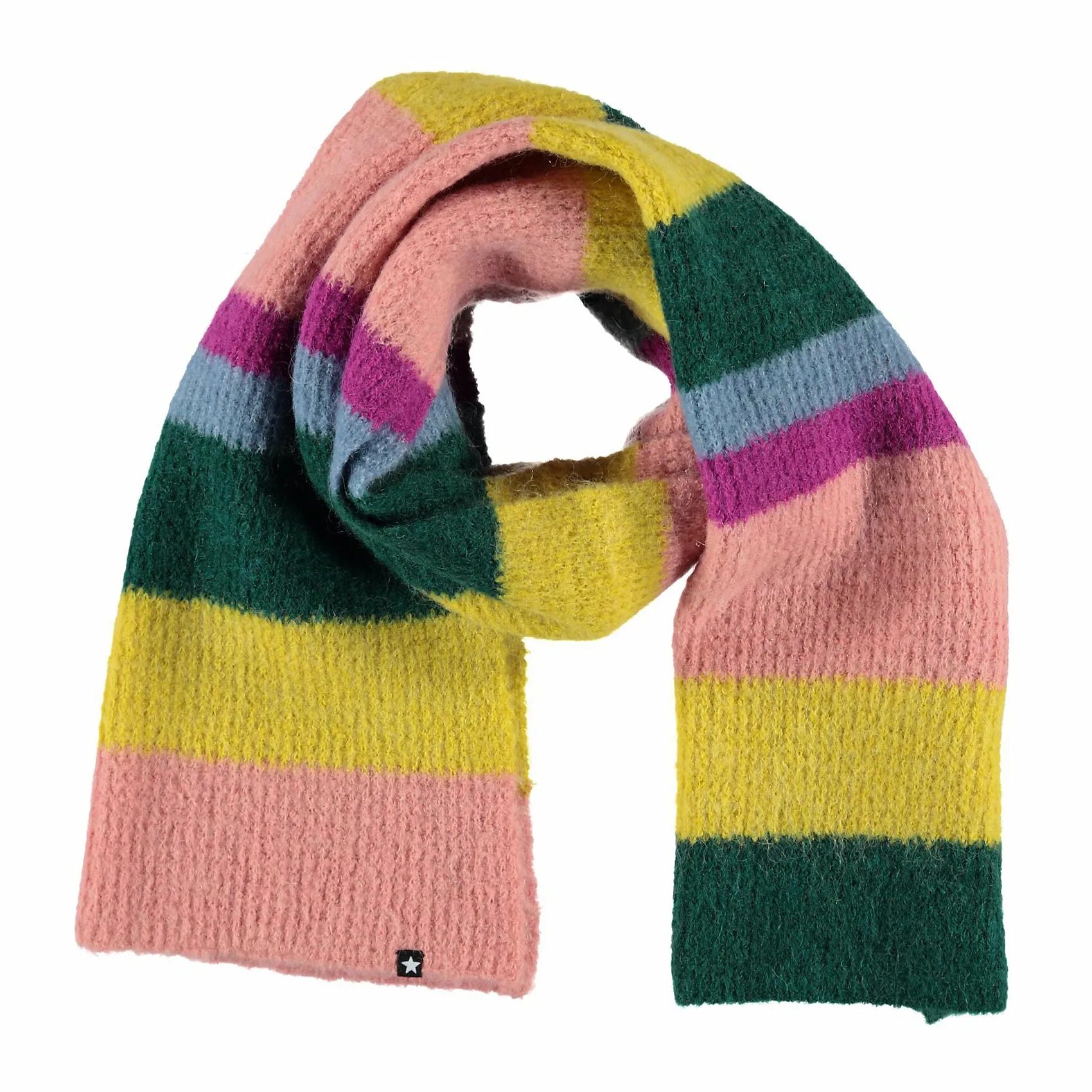 Шарф Molo. Разноцветный шарф. Шарф детский разноцветный. Разноцветные шарфики для детей.