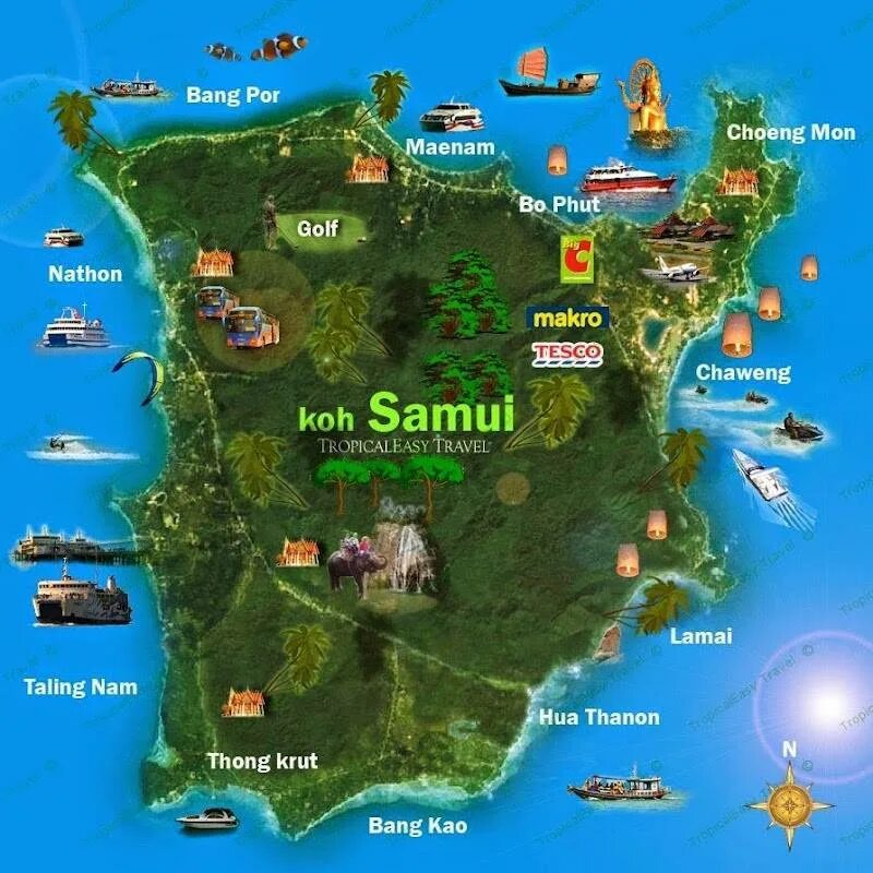 Где находится самуи. Пляжи самуи на карте. Пляжи самуи на карте. Пляжи самуи на карте. Остров самуи на карте.