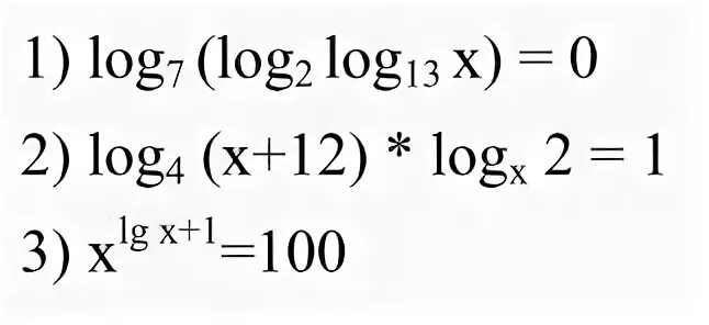 Log 12 x 0