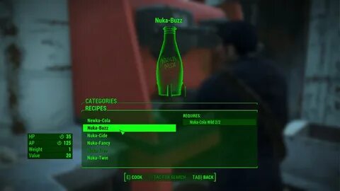 Fallout рецепты