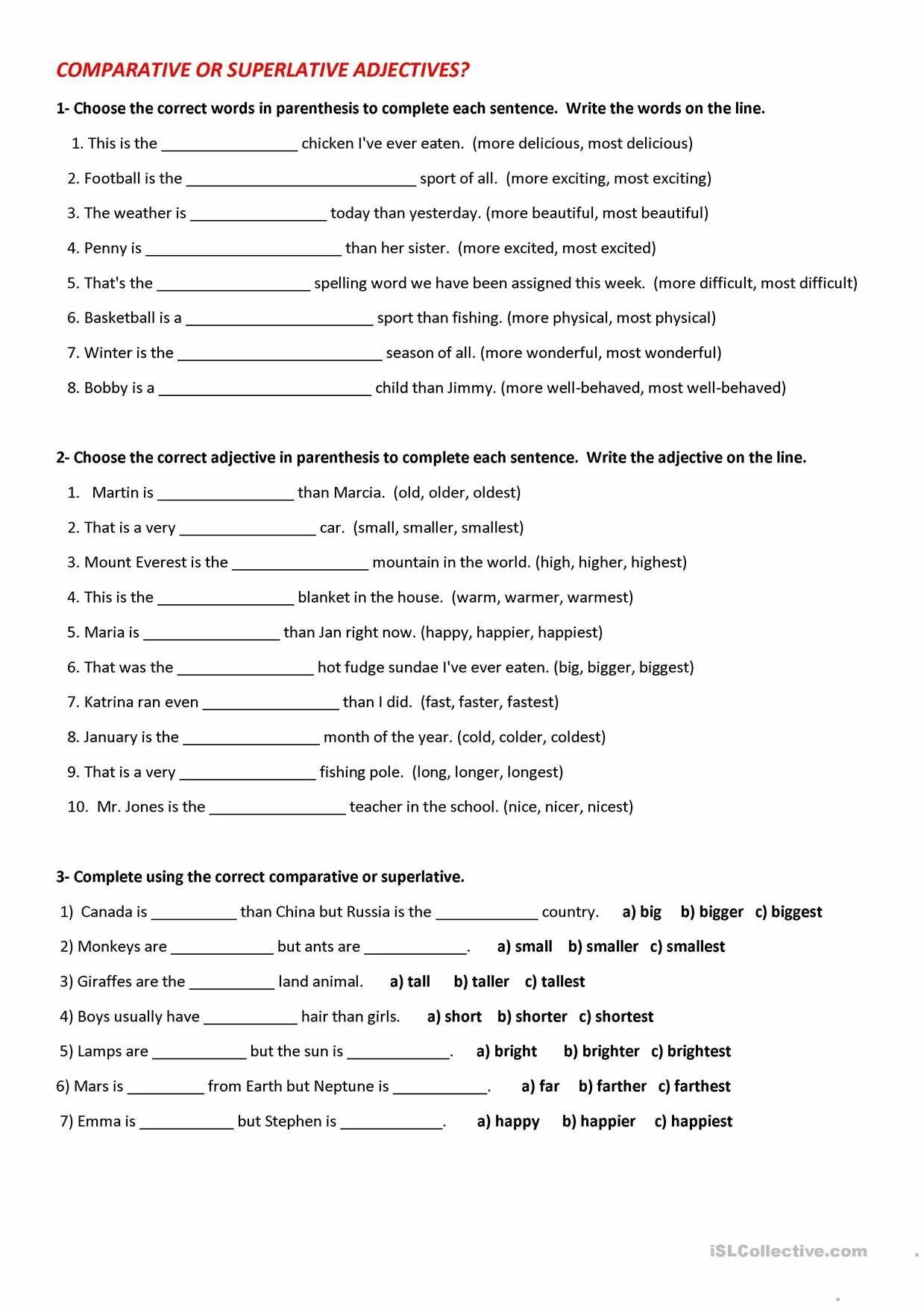 Comparatives and Superlatives. Comparative and Superlative adjectives. Английский Comparative and Superlative adjectives. Comparison of adjectives exercises. Английский язык comparative superlative