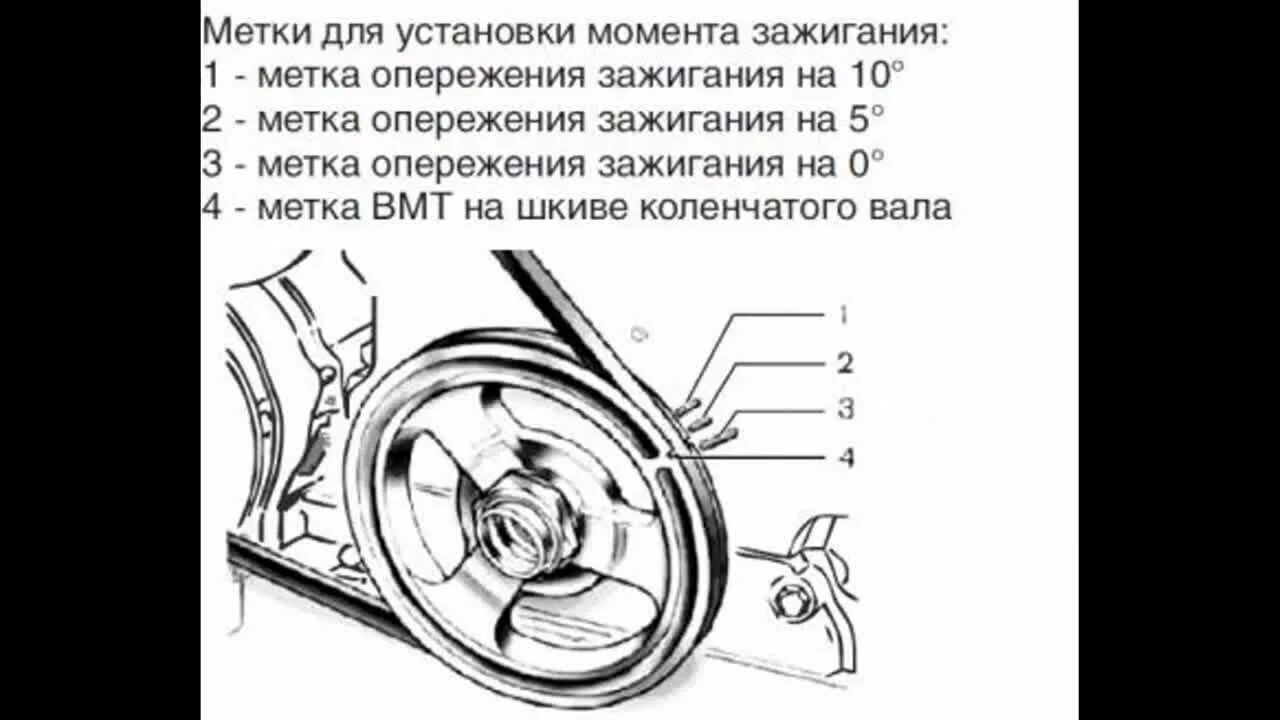 Метки зажигания 2107 карбюратор. Выставления зажигания ВАЗ 2106 по меткам. Выставить метки зажигания ВАЗ 2106. Метки зажигания ВАЗ 2106 карбюратор схема. Выставить зажигание на ВАЗ 2106 по меткам.