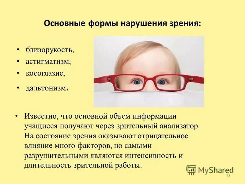 Человека с нарушением зрения называют. Нарушение зрения. Профилактика нарушения зрения. Причины нарушения зрения у детей. Презентация на тему нарушение зрения.