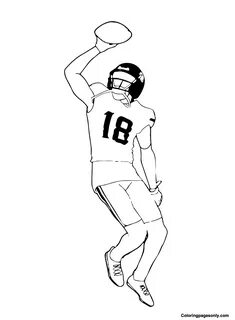 Justin Jefferson Coloring Pages.