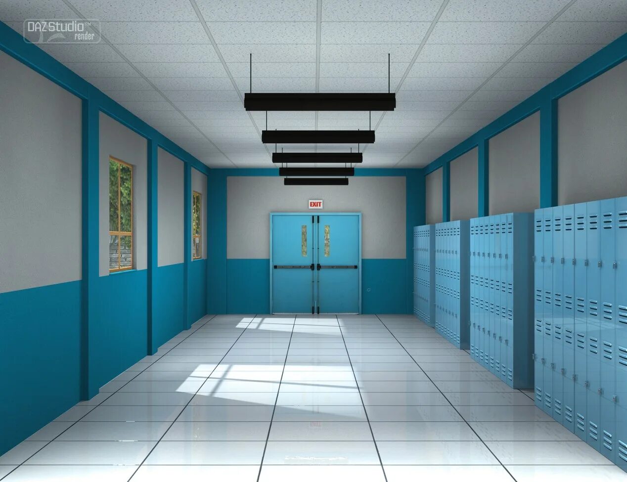 Школьный коридор. Коридор школы. Школьная лавочка в коридоре. Школьный коридор арт.