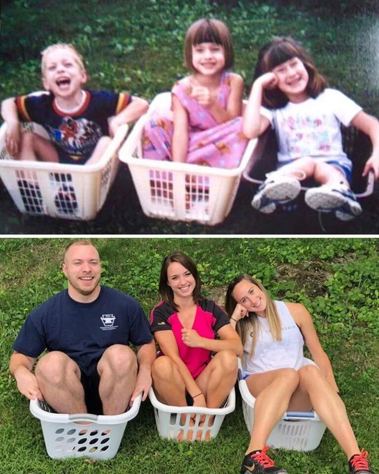 Вернулся через много лет. Семейные фотосессии спустя года. Смешные семейные фотосессии. Люди спустя много лет. Фото спустя годы.