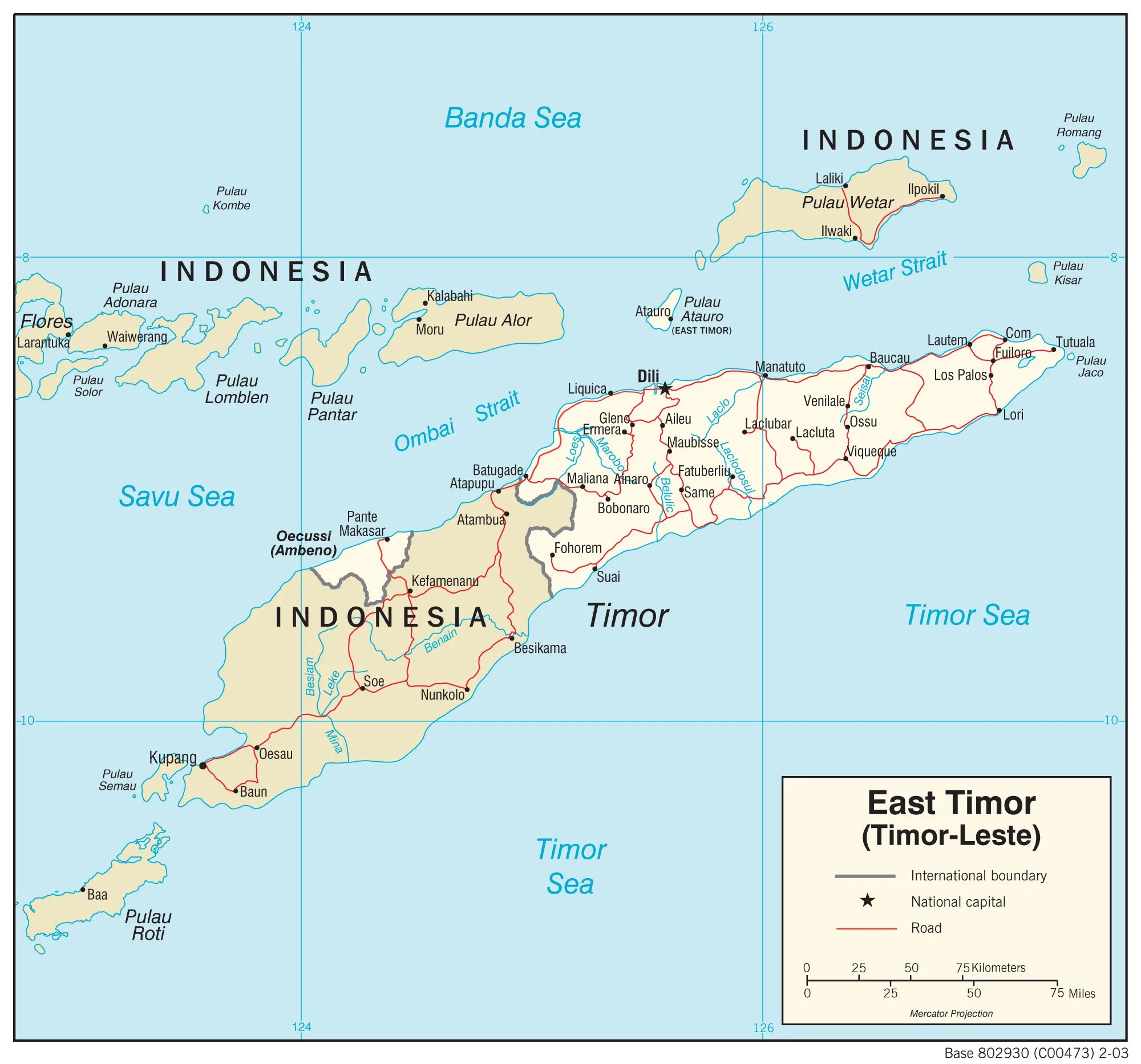 Где находится остров тимор Location of East Timor on the map