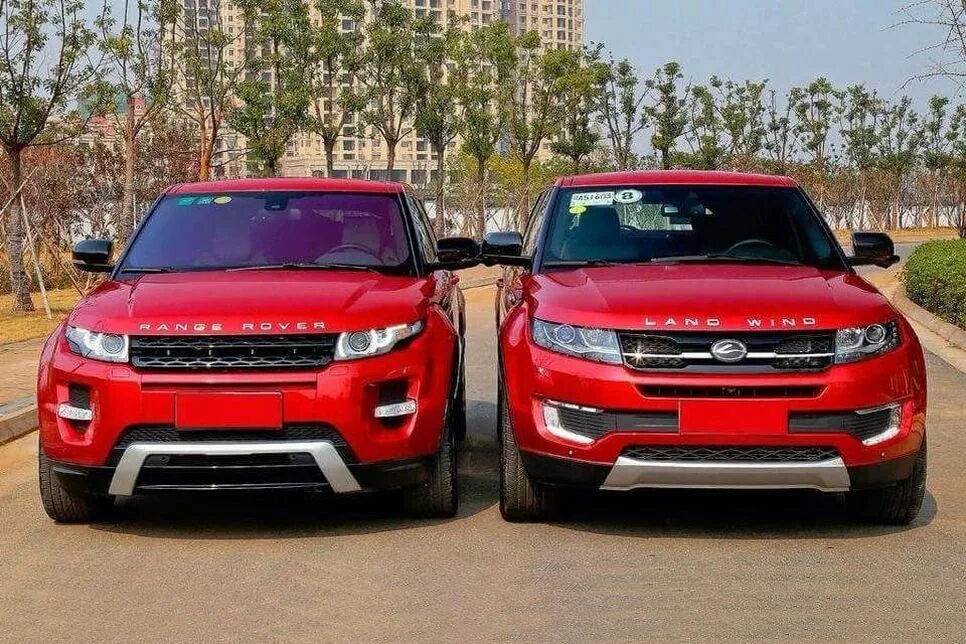 Китайская копия. Landwind x7. Китайский ленд Ровер Эвок. Landwind x7 и range Rover Evoque. Китайская копия Рендж Ровер.