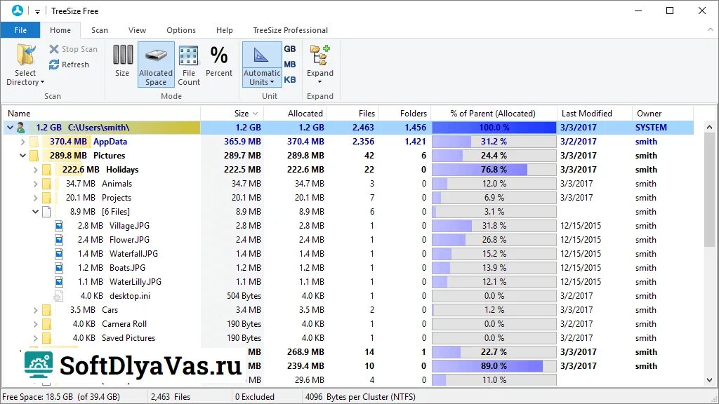 Treesize portable. Disk treesize. tree file size.