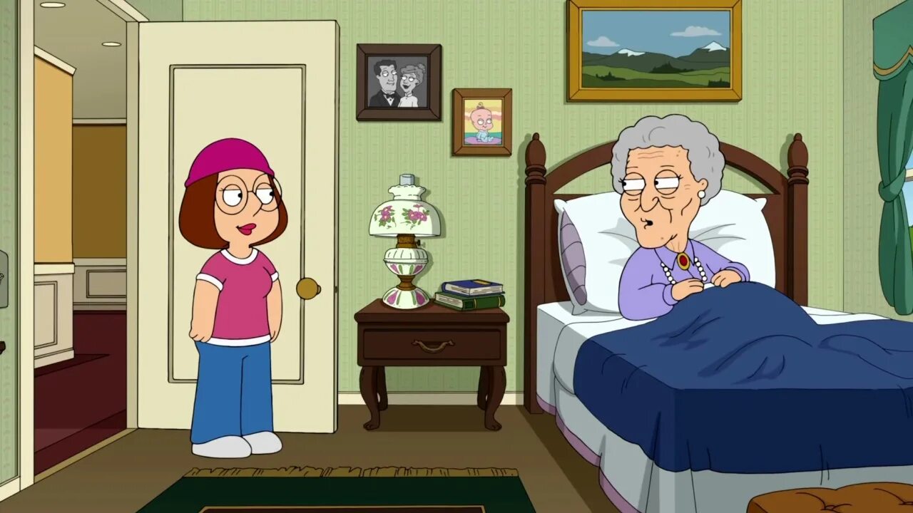 Гриффины 1999. Гриффины старуха. Бабушка Гриффин Гриффины. Family guy back