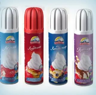 Сливки в баллончике