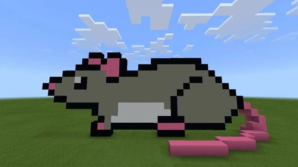 крыса в майнкрафте постройка. как сделать мышку в майнкрафте. комп в майнкрафте постройка. мышь в майнкрафте постройка. как сделать мышку в майнкрафте.