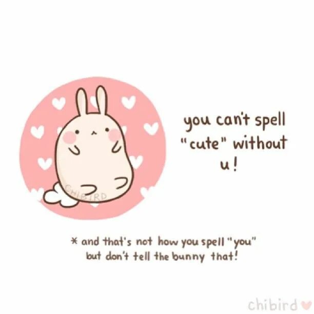 You re cute. Милые цитаты. Цитаты про кроликов милые. Милый кролик афоризмы. You are cute.