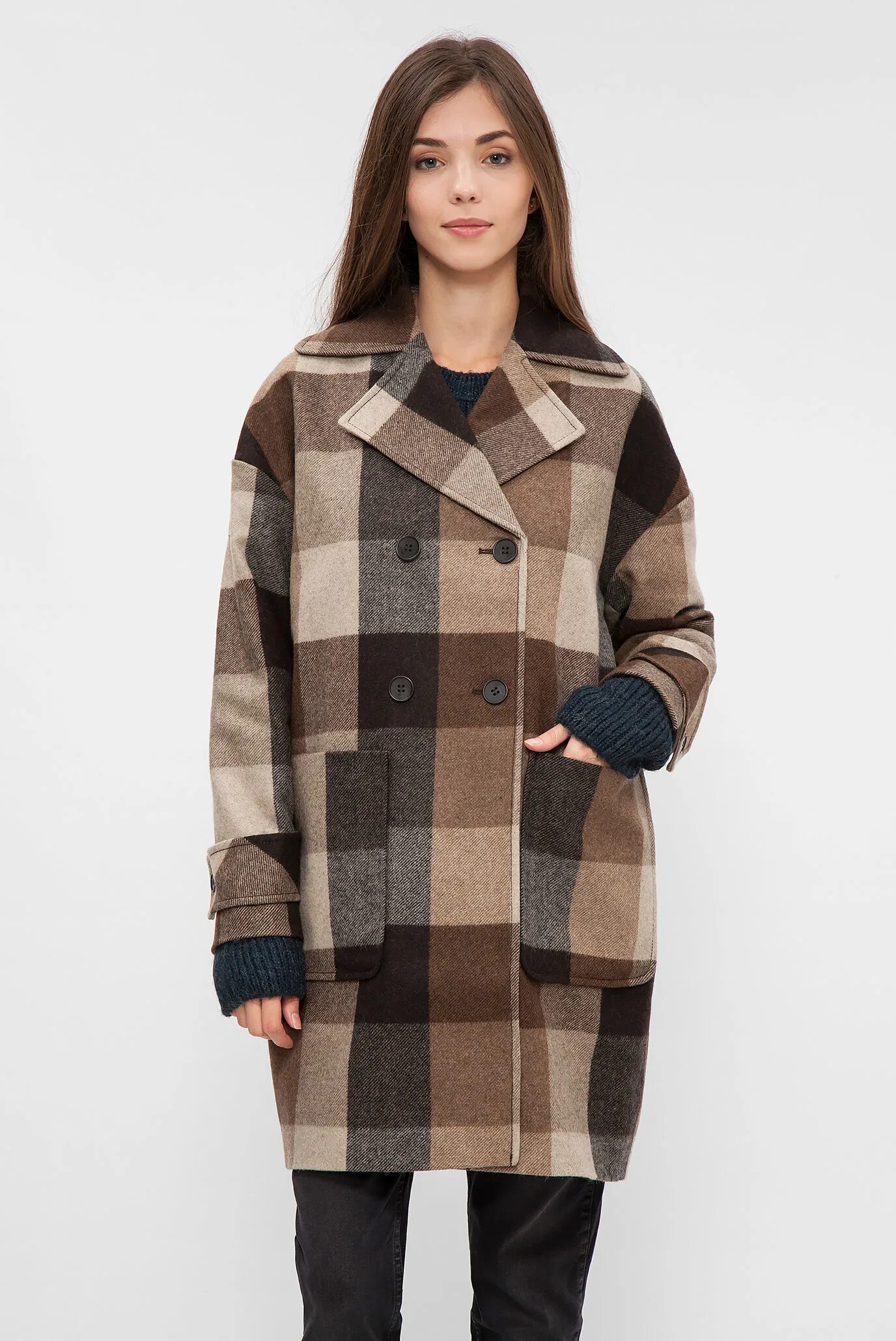 Пальто в клетку. Пальто emka fashion. Длинное клетчатое пальто. Пальто страдивариус коричневое. Пальто коричневое в клетку.