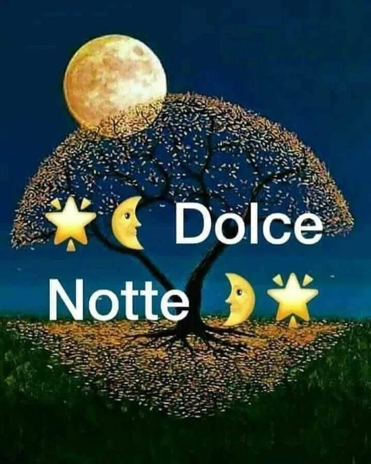 Buona notte картинки. Dolce notte картинки.