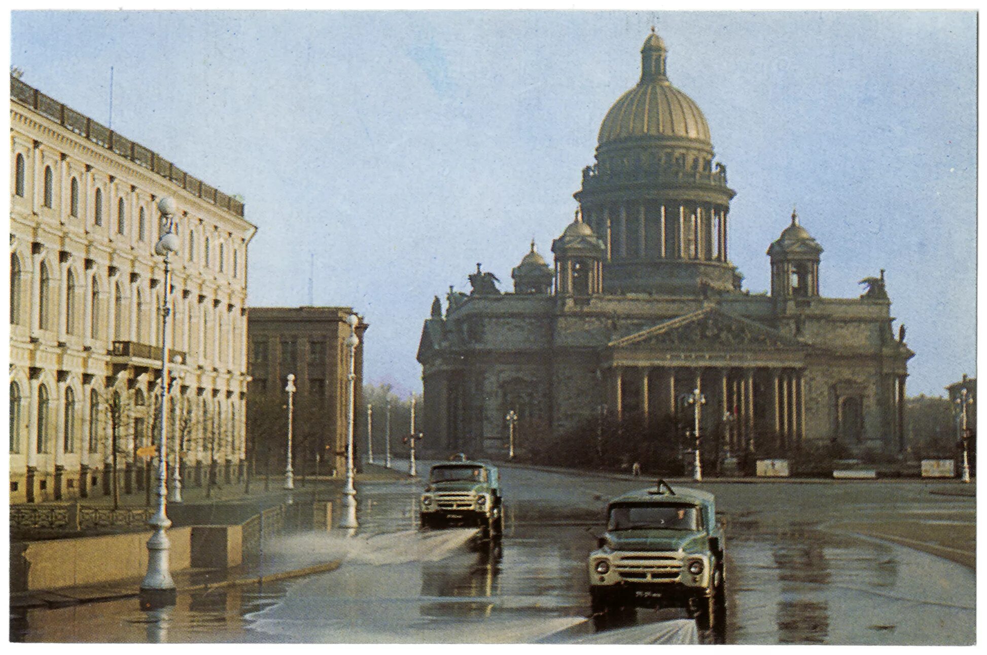 Исаакиевская площадь 1960. Страна с городом ленинградом