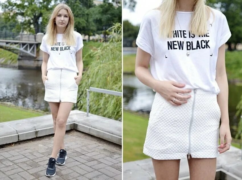 New black orders. Майка the White is the New Black. Футболка Zara. White the New Black одежда.