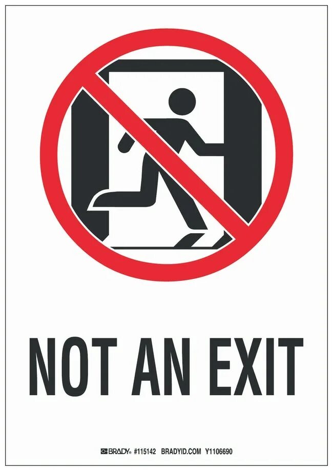 Dead exit. Death is not exit. not.