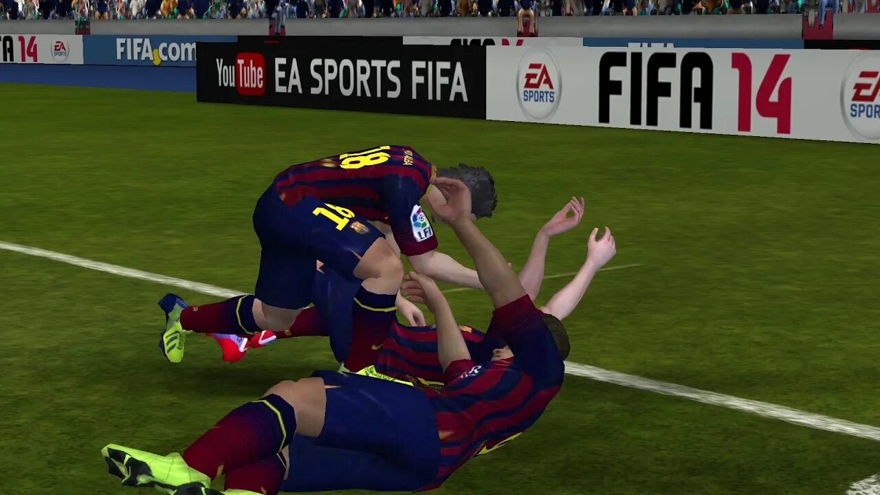 ФИФА 14 мобайл. ФИФА 14 Барселона. FIFA 14 IOS. ФИФА 14 геймплей.