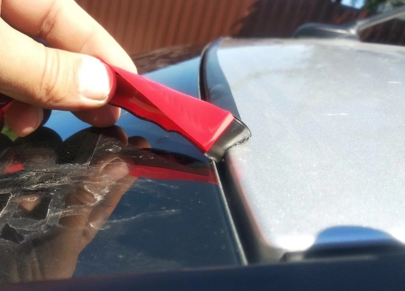 Заклеить рамку