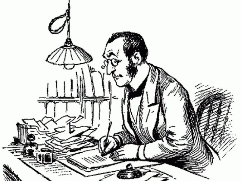 Писатель за столом. Писатель сидит за столом. Писатель иллюстрация. Иллюстрации писателей и ученых.