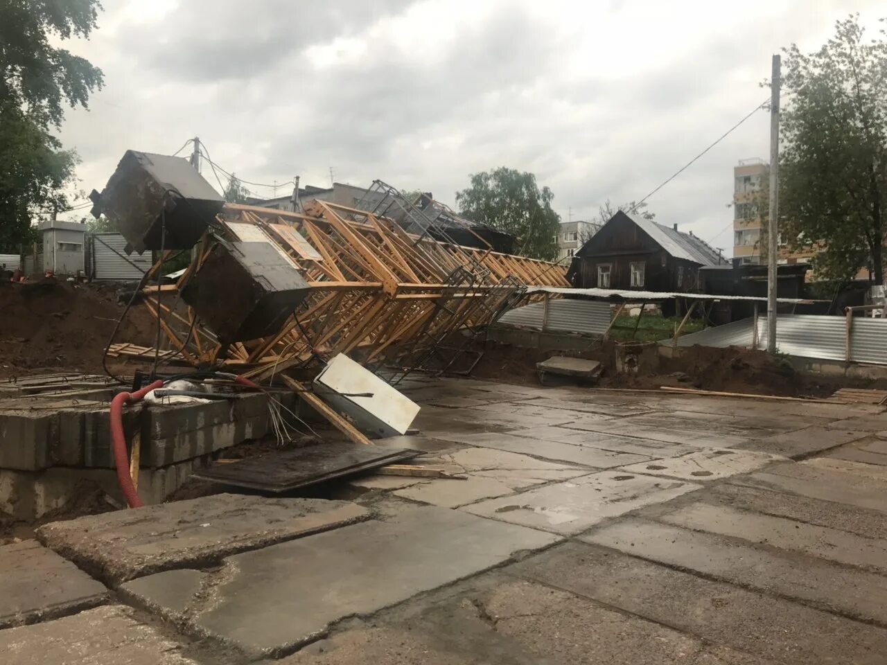 Происшествия стройплощадка