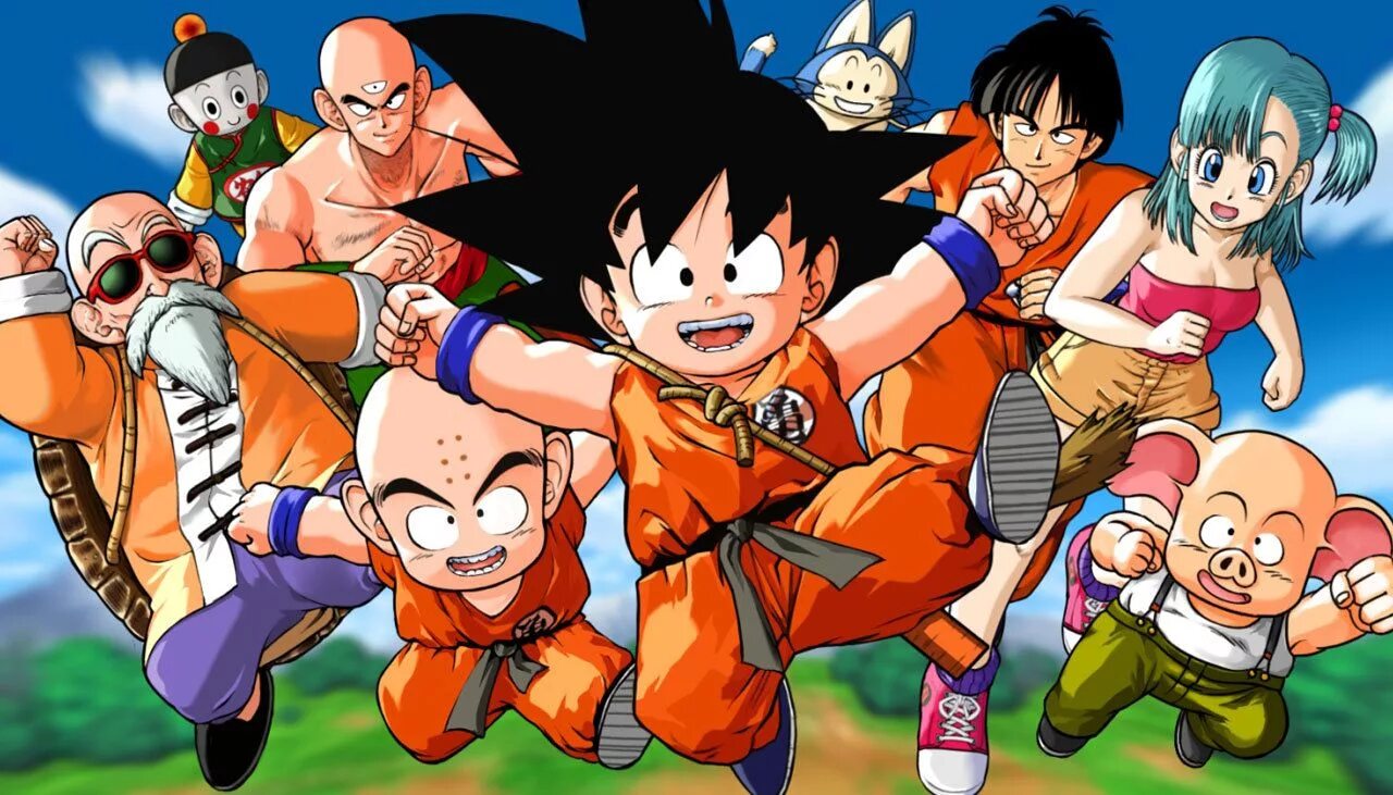 Dragon ball сколько. Драгон бол 1986. Жемчуг дракона 1986.