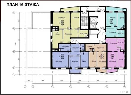 Планировка квартир 9 этажек