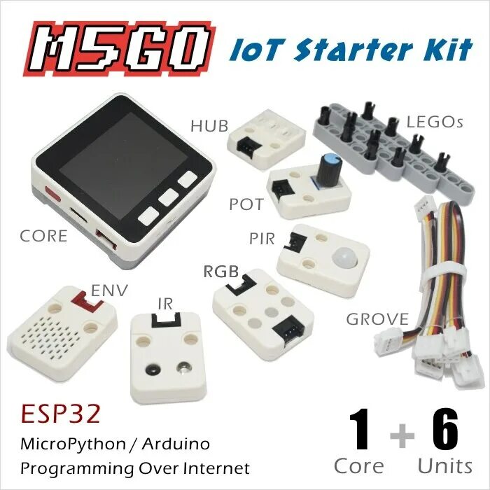 M5go Starter Kit. M5stack. Starter Kit esp32. Набор m5. М5 стек