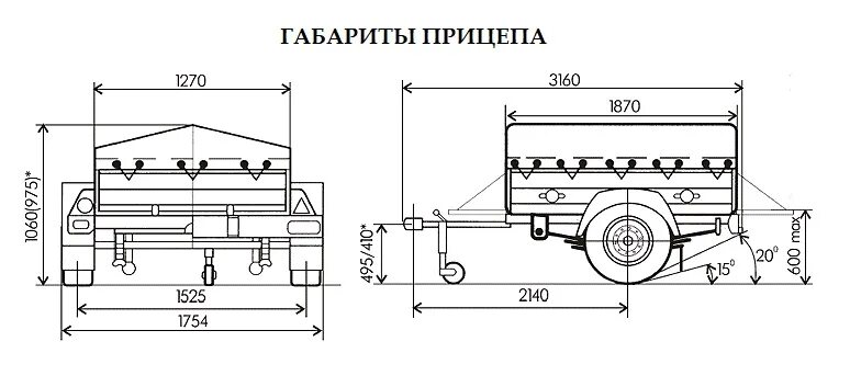 Чертеж прицепа МЗСА 3 метра. Габариты легкового прицепа 3м. Прицеп легковой МЗСА габариты. Габариты прицепа МЗСА.