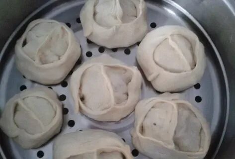 Манты из круглых лепешек
