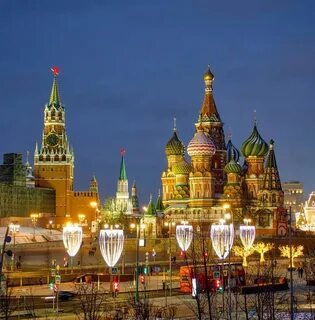 Москва большой и красивый город